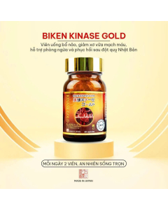 Viên uống phòng ngừa hỗ trợ điều trị đột quỵ BIKEN KINASE GOLD